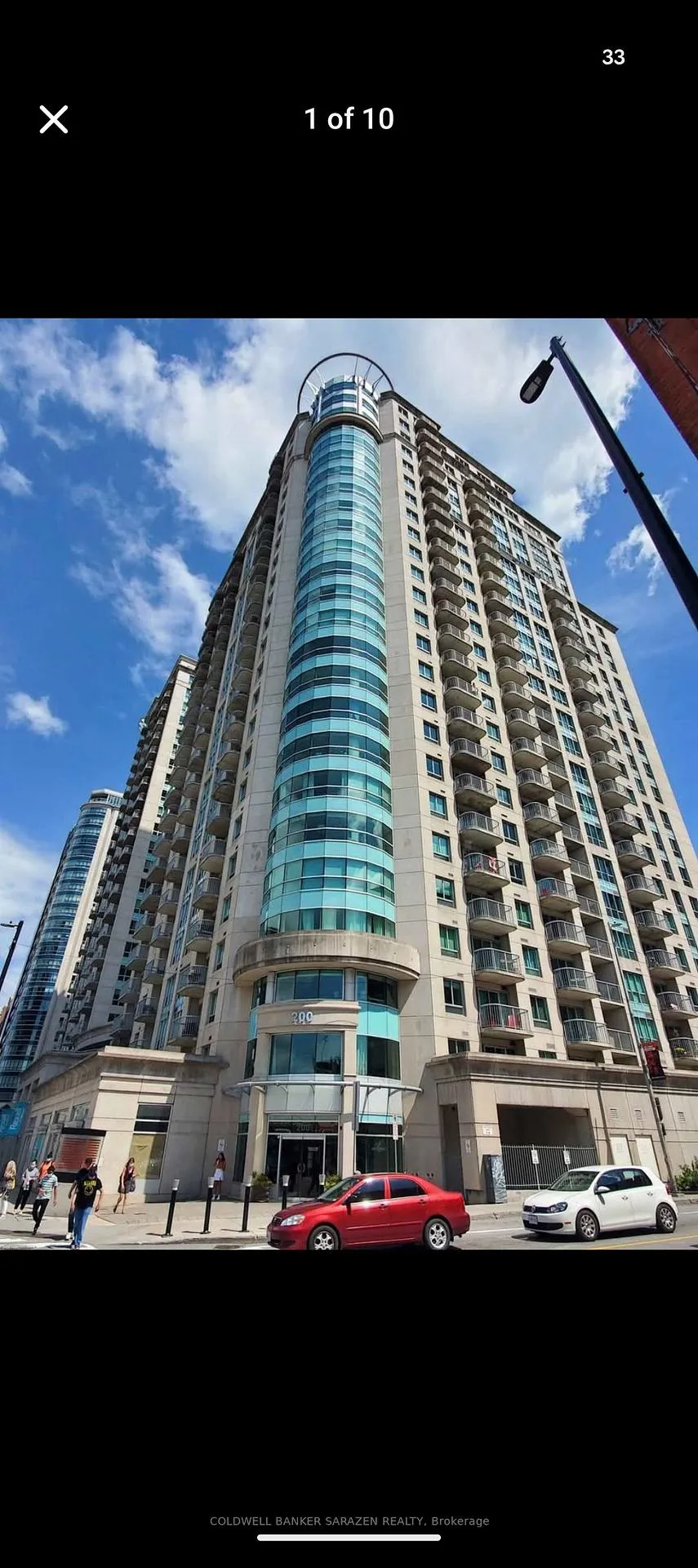 Front of Unit 605, 200 Rideau Street