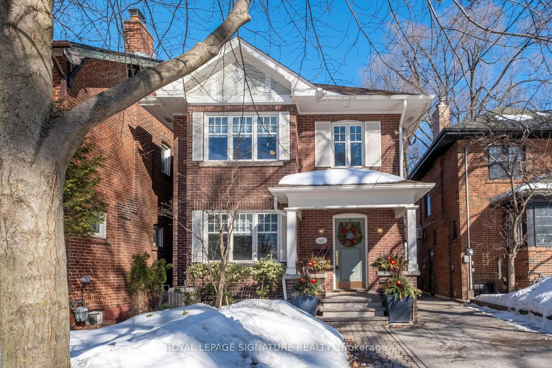 Front of 165 Welland Avenue