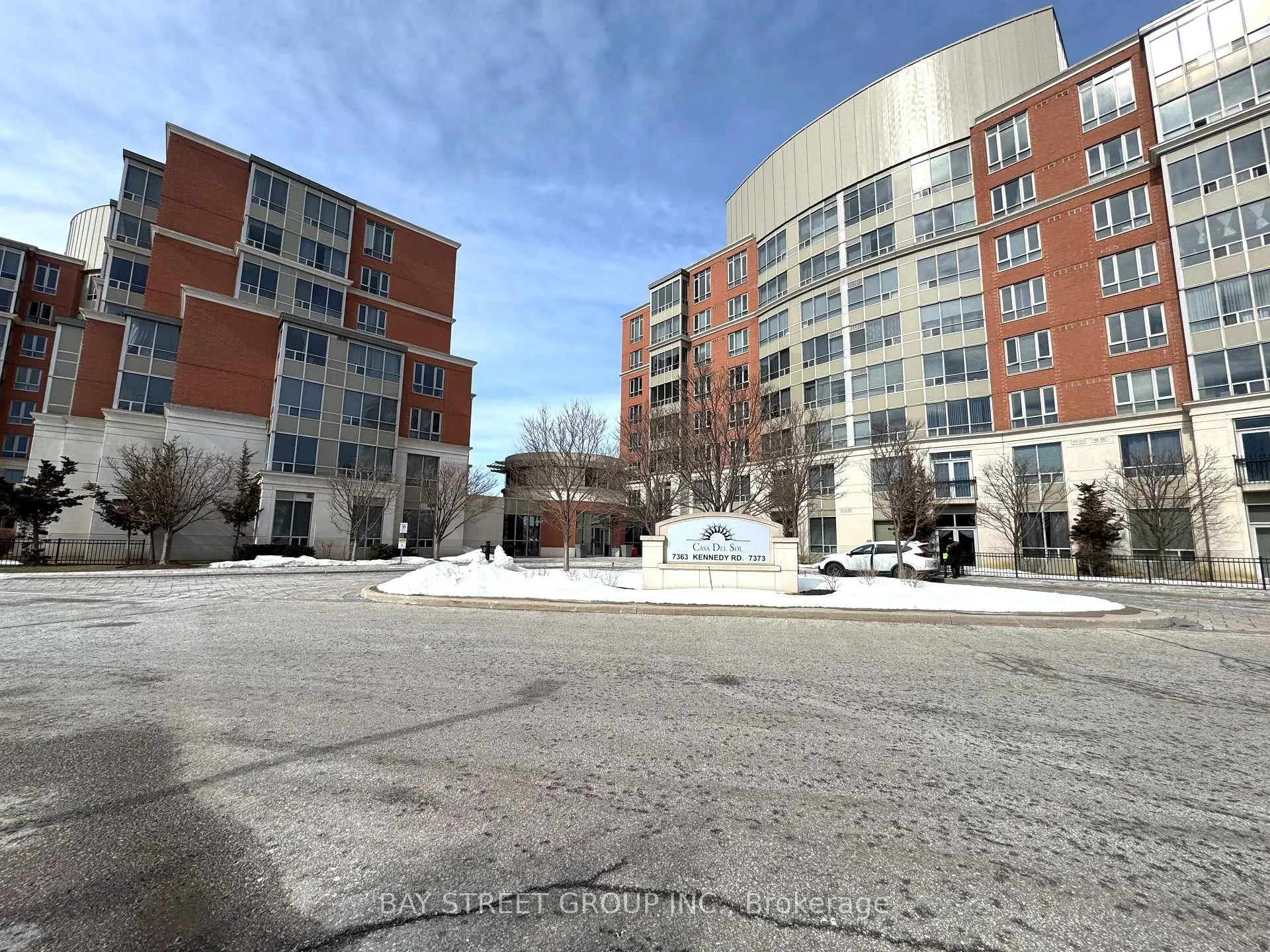 Front of Unit Ph05, 7373 Kennedy Road