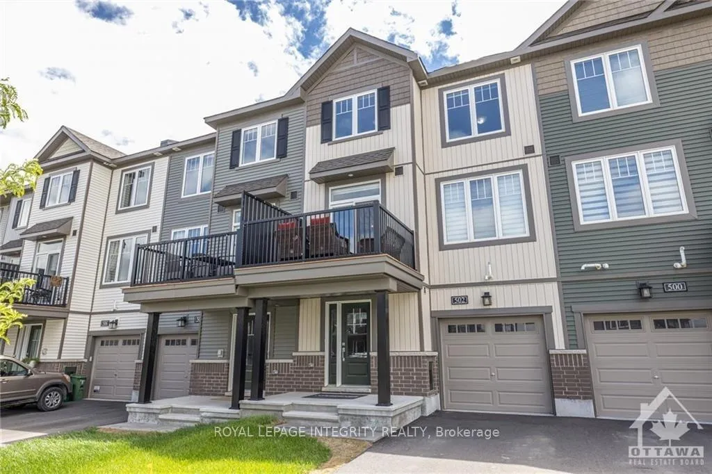 Photo 1 of 502 Galmoy Way, Ottawa, Barrhaven - Half Moon Bay — HOMEH