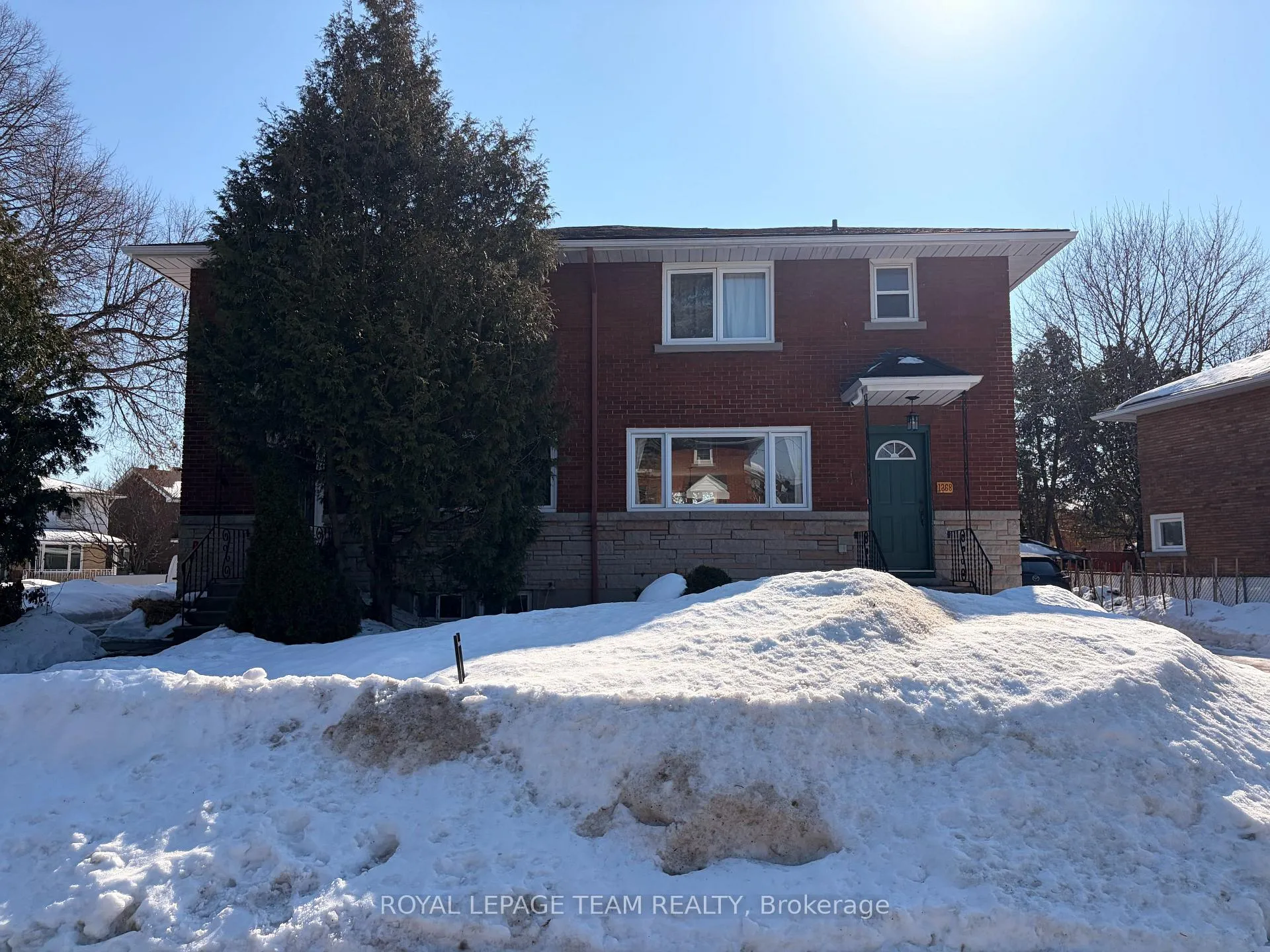 Front of 1268 & 1270 Erie Avenue