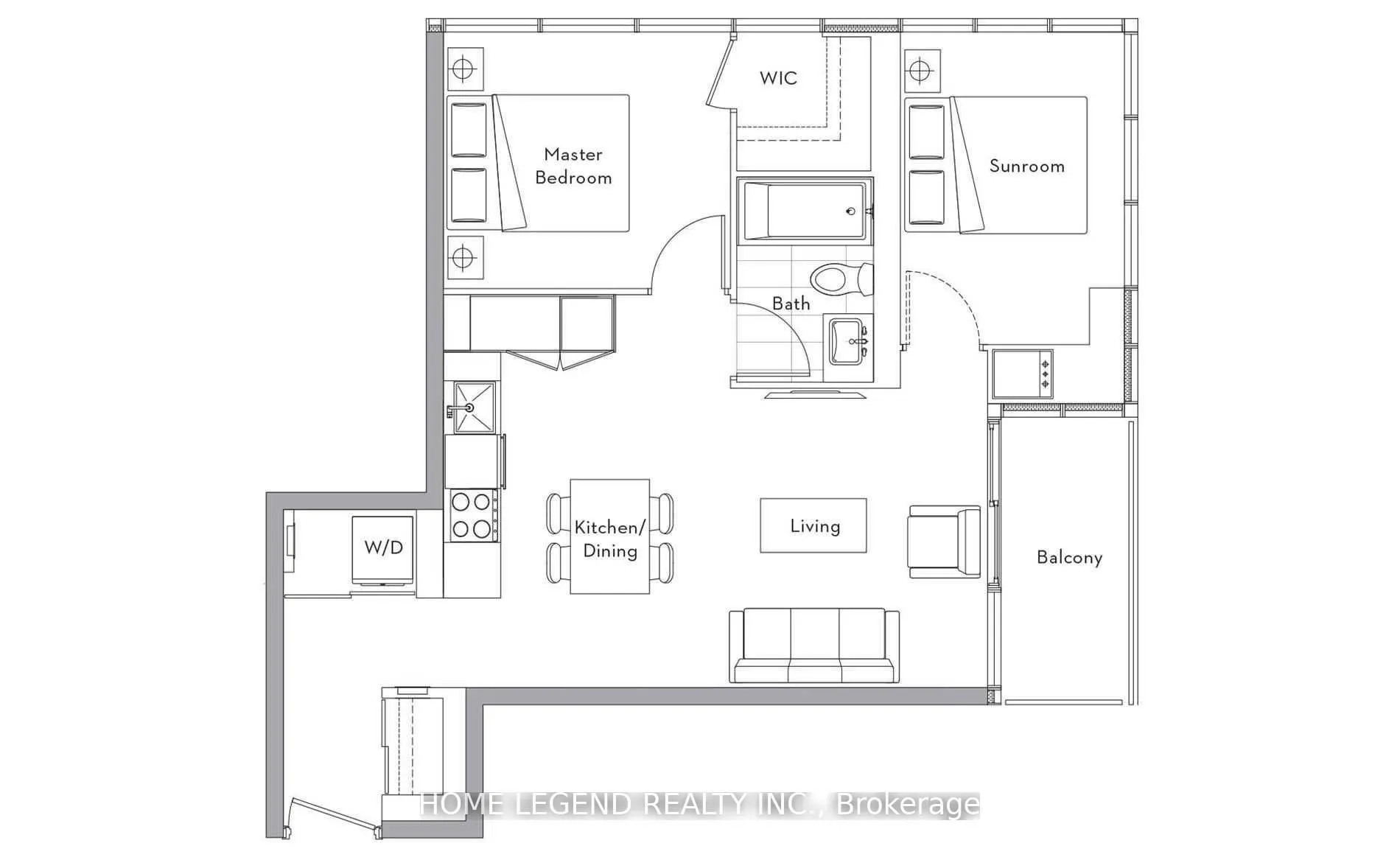 Front of Unit 710, 17 Bathurst Street