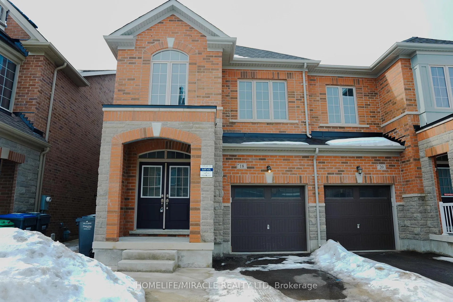 Photo 1 of 18 Truffle Court, Brampton, Northwest Brampton — HOMEH