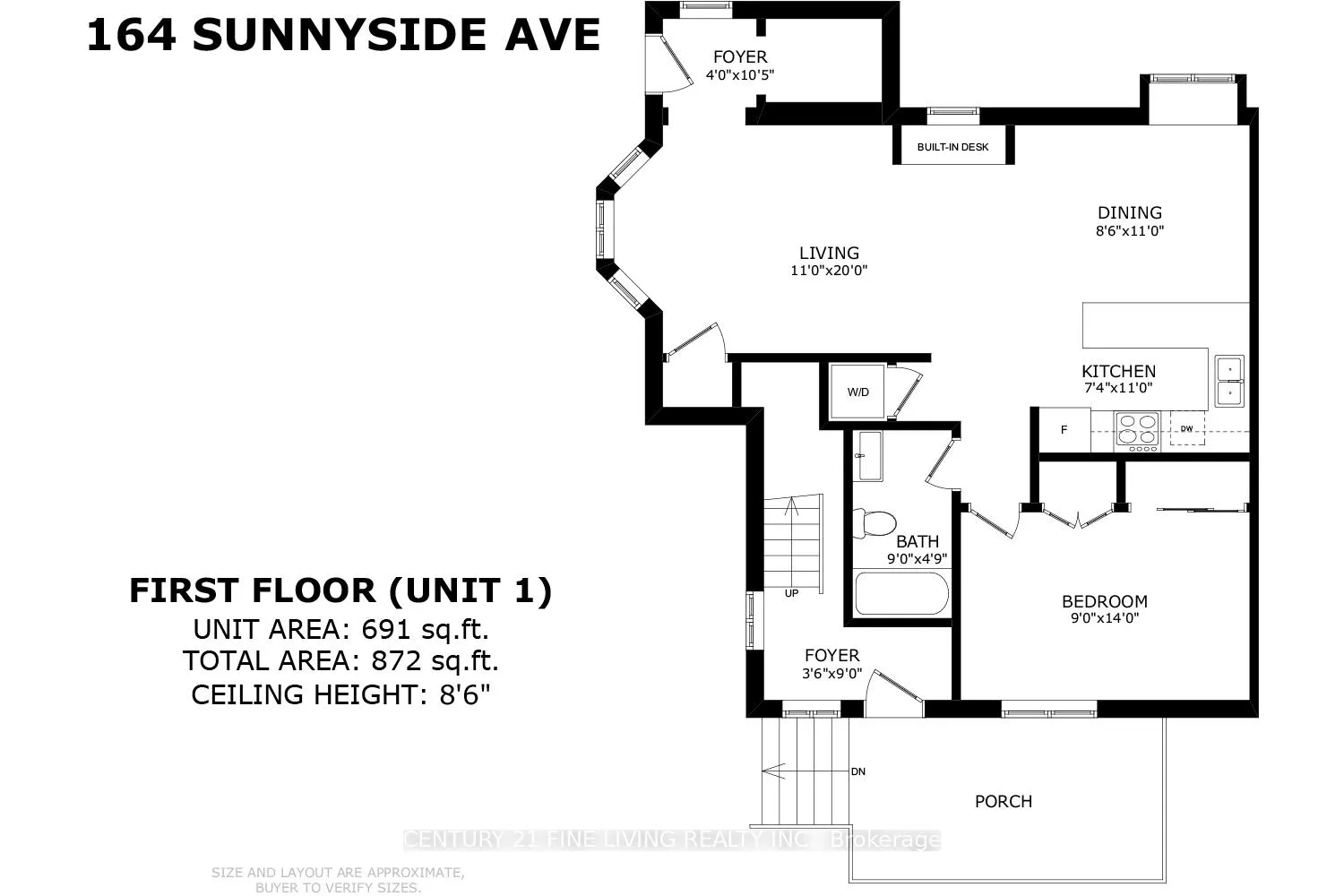 Photo 5 of 164 Sunnyside Avenue, Toronto, High Park-Swansea — HOMEH