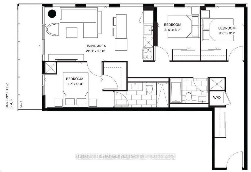 Photo 10 of Unit N571, 35 Rolling Mills Road, Toronto, Waterfront Communities — HOMEH