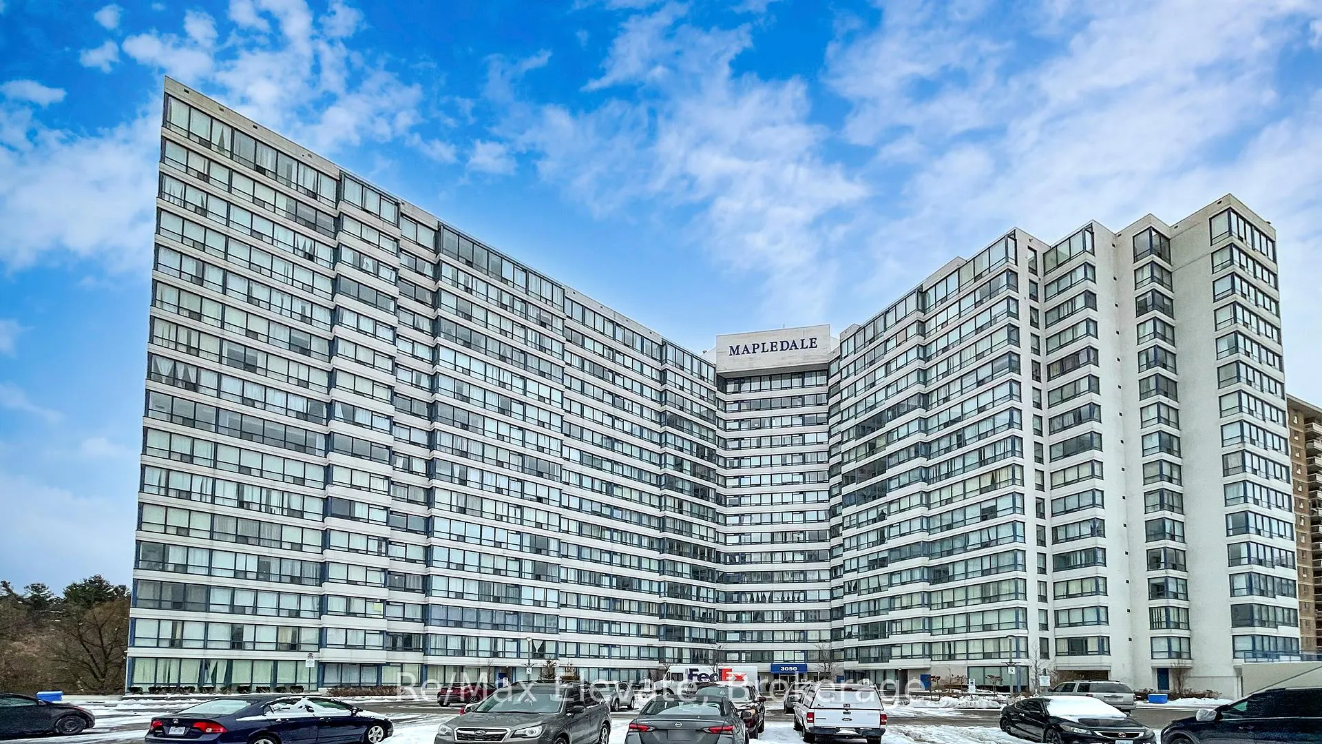 Front of Unit 1102, 3050 Ellesmere Road