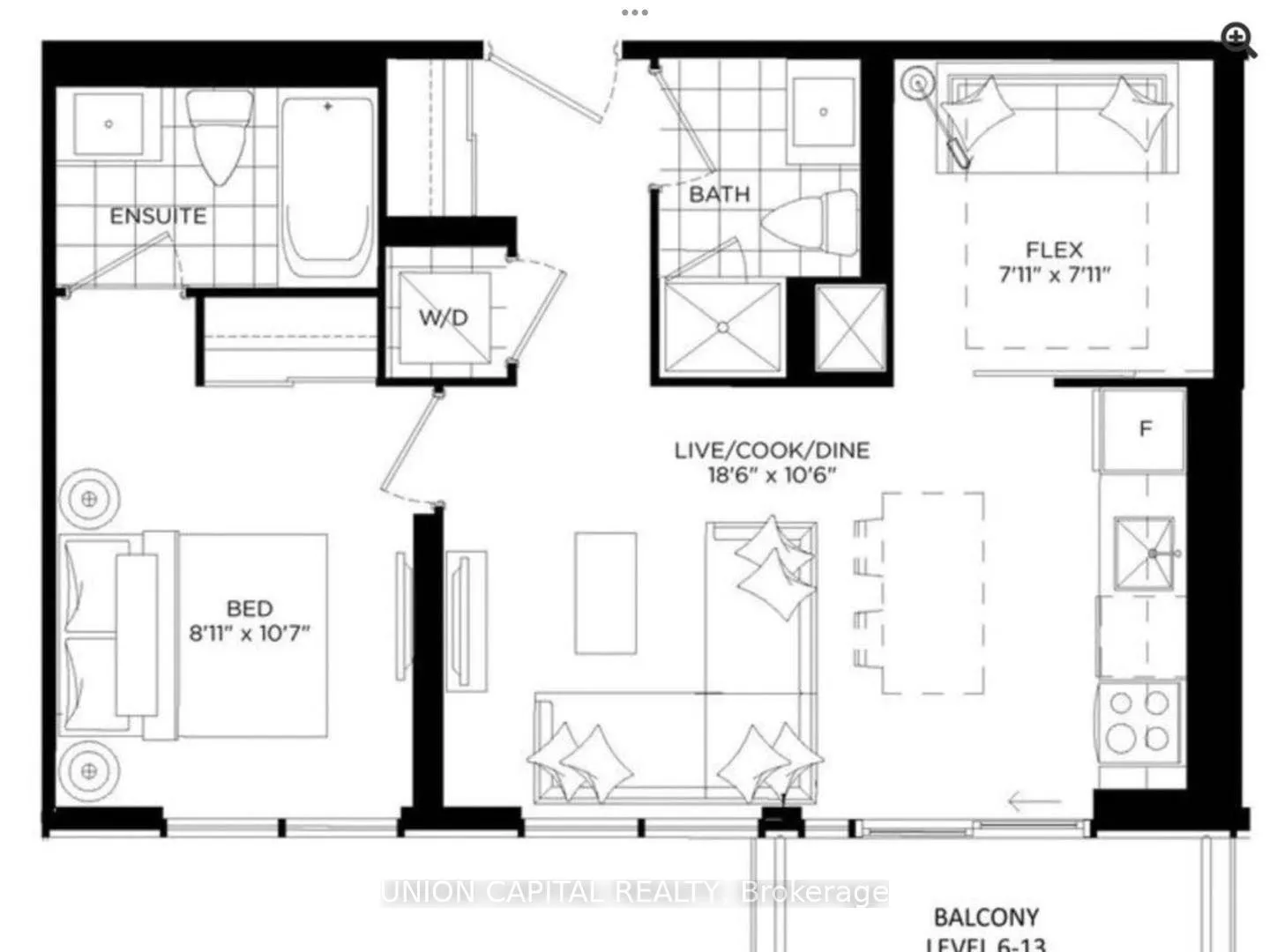 Photo 2 of Unit 1205, 270 Dufferin Street, Toronto, South Parkdale — HOMEH