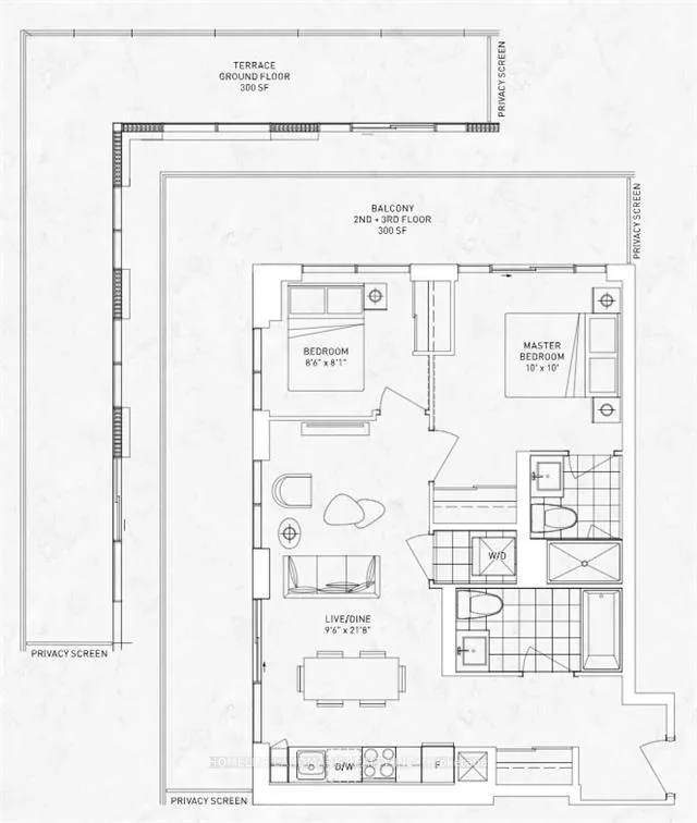 Photo 2 of Unit 207, 50 George Butchart Drive, Toronto, Bedford Park-Nortown — HOMEH