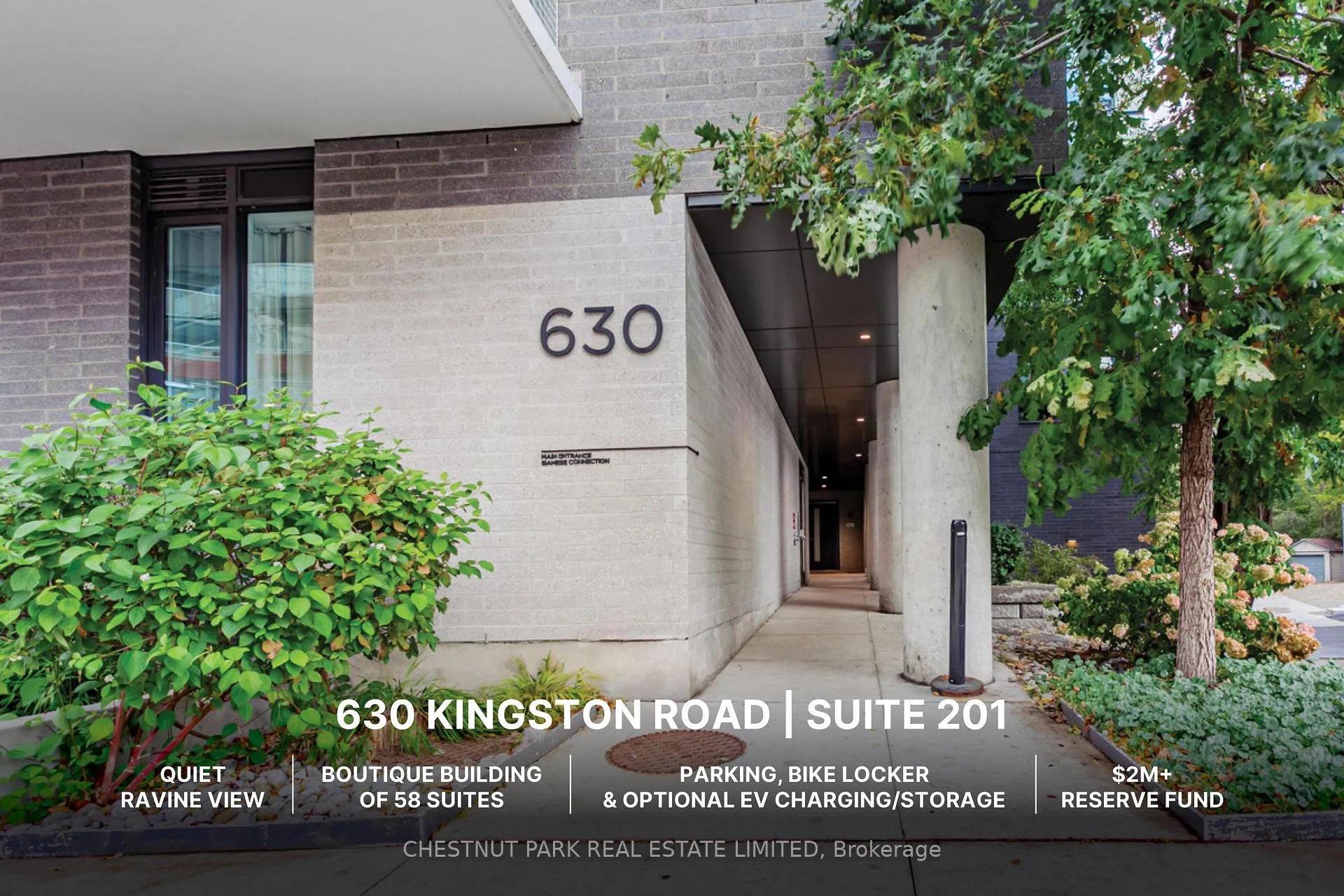 Front of Unit 201, 630 Kingston Road