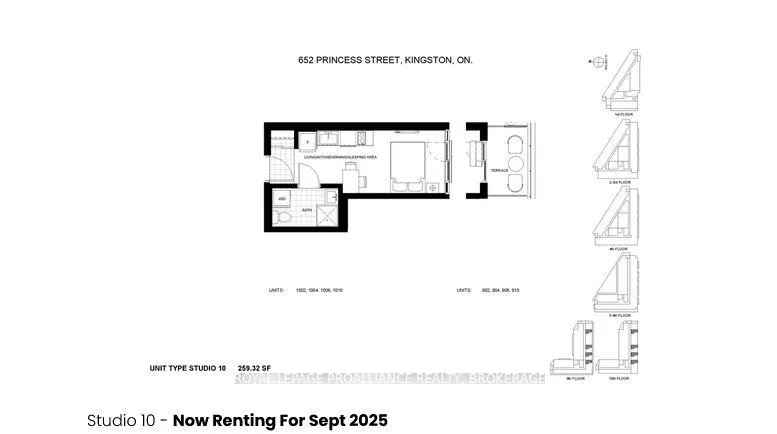 Photo 8 of Unit 1002, 652 Princess Street, Kingston, Central City East — HOMEH