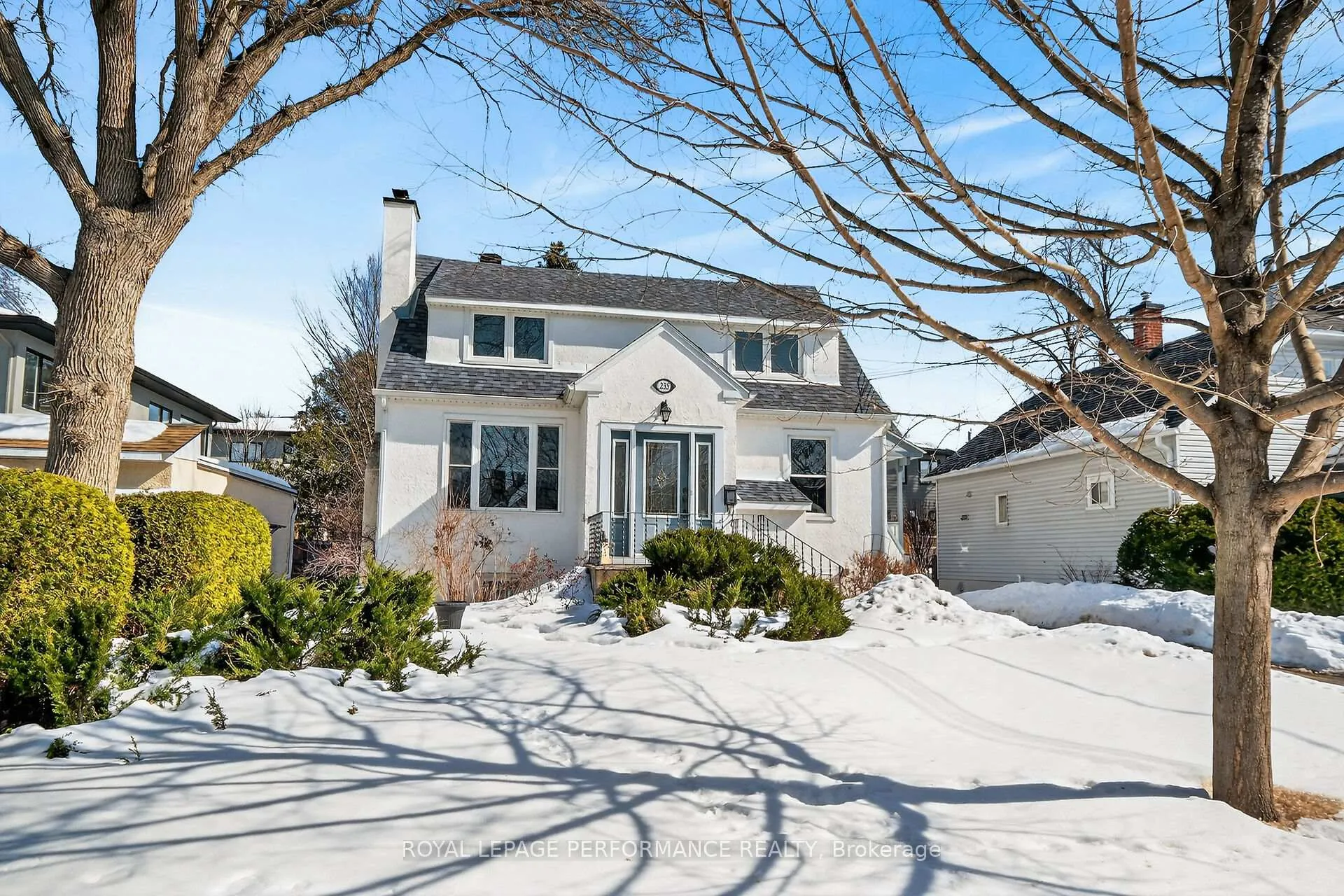 Front of 235 Cowley Avenue