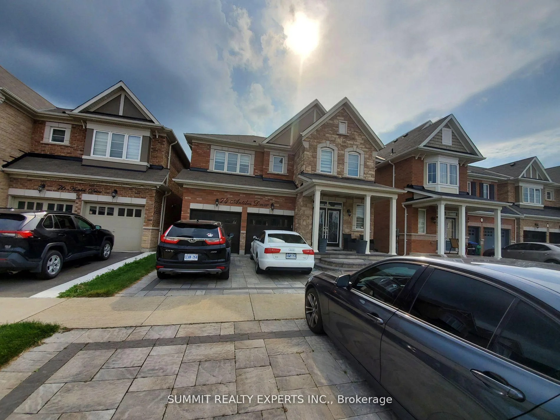 Front of 74 Antibes Drive