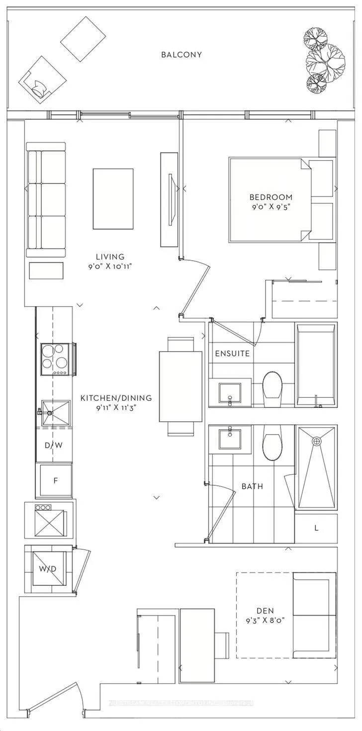 Front of Unit 3606, 138 Downes Street