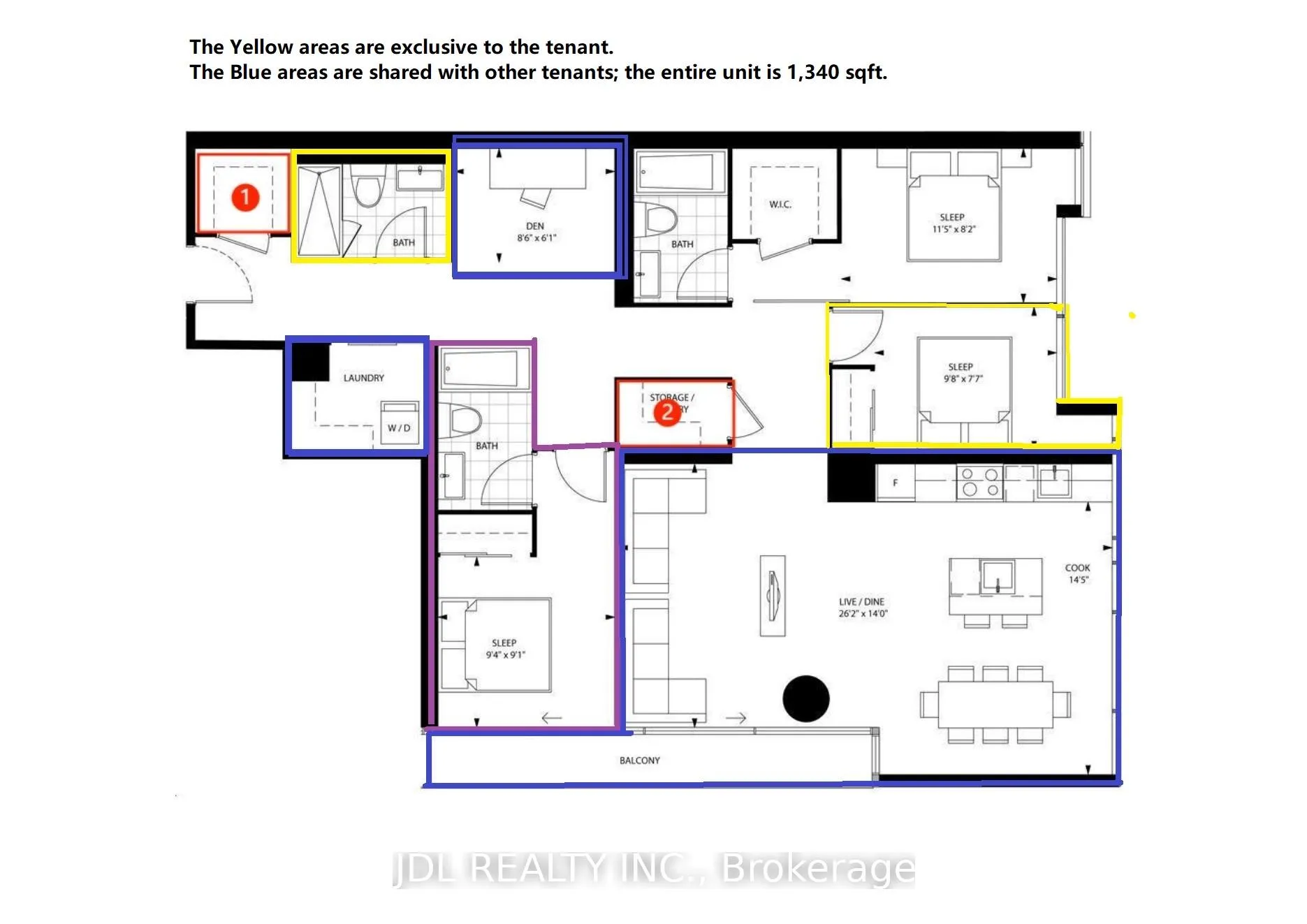 Front of Unit 308 Br3, 57 St Joseph Street