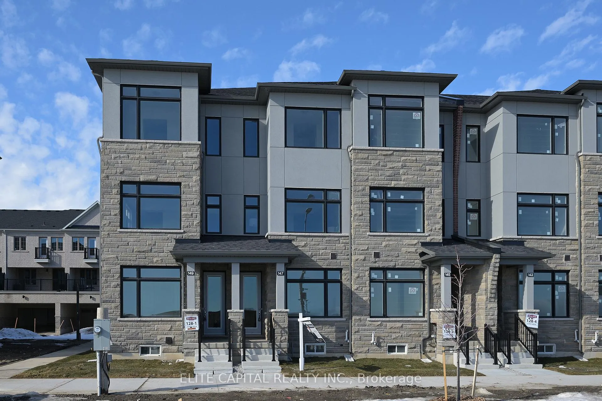 Front of 147 Berczy Green Drive