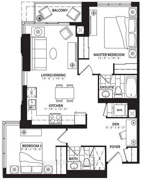 Photo 3 of Unit 1211, 9285 Markham Road, Markham, Wismer — HOMEH