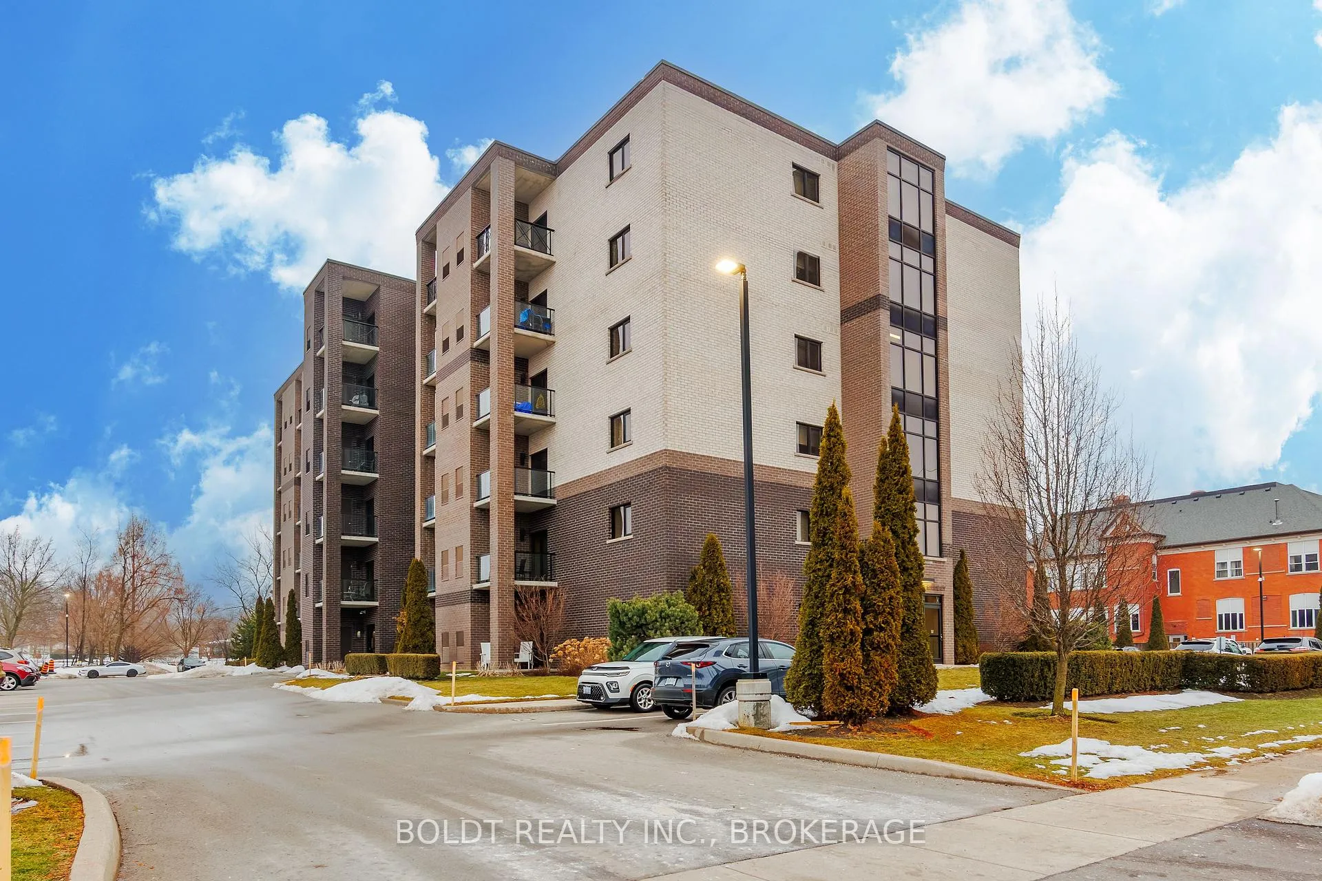 Front of Unit 402, 5837 Dunn Street
