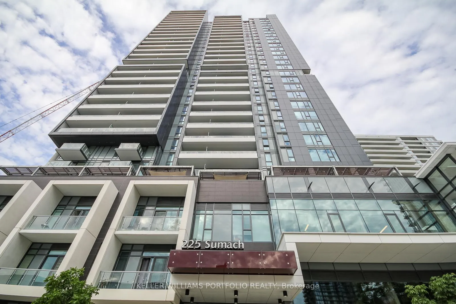 Front of Unit 1311, 225 Sumach Street