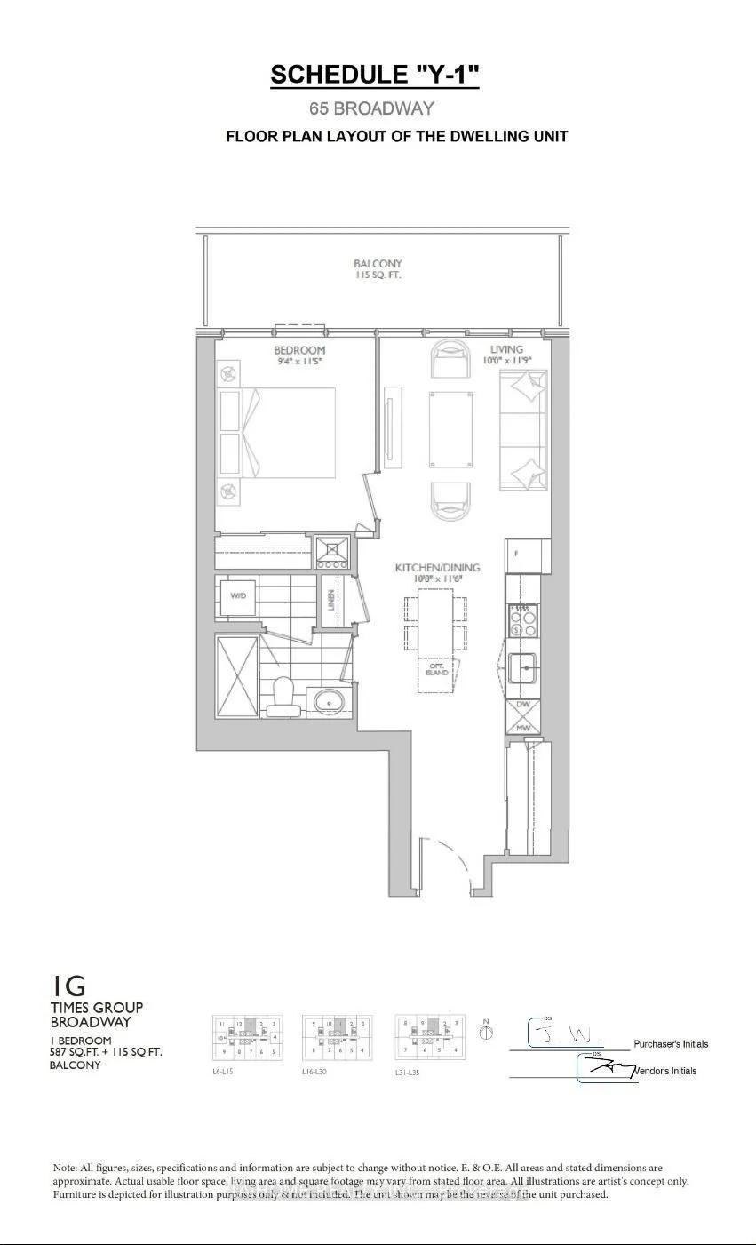Photo 2 of Unit 1601, 65 Broadway Avenue, Toronto, Mount Pleasant West — HOMEH