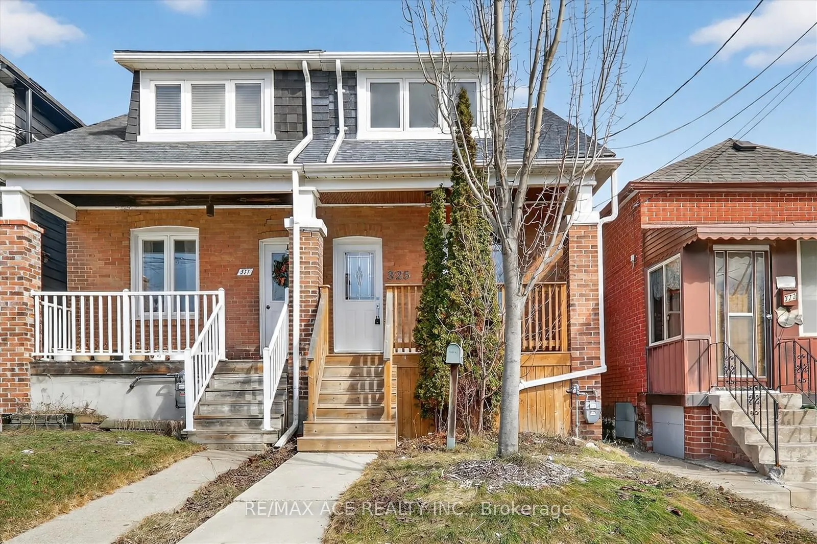 Front of 325 Boon Avenue