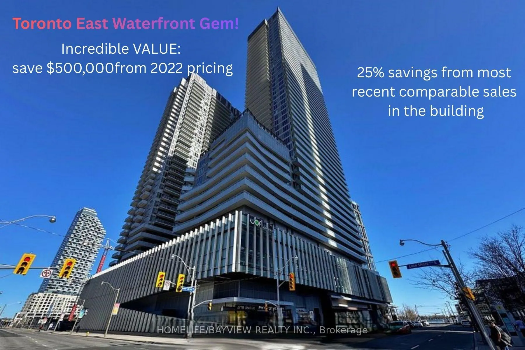 Front of Unit 4104, 15 Lower Jarvis Street
