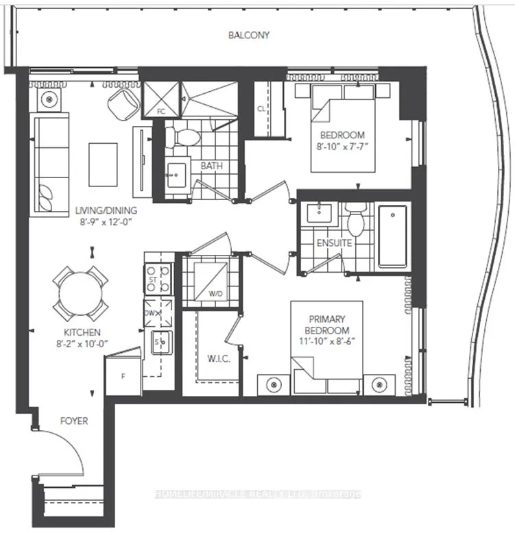Photo 12 of Unit 1402, 1010 Sandy Beach Road, Pickering, Bay Ridges — HOMEH