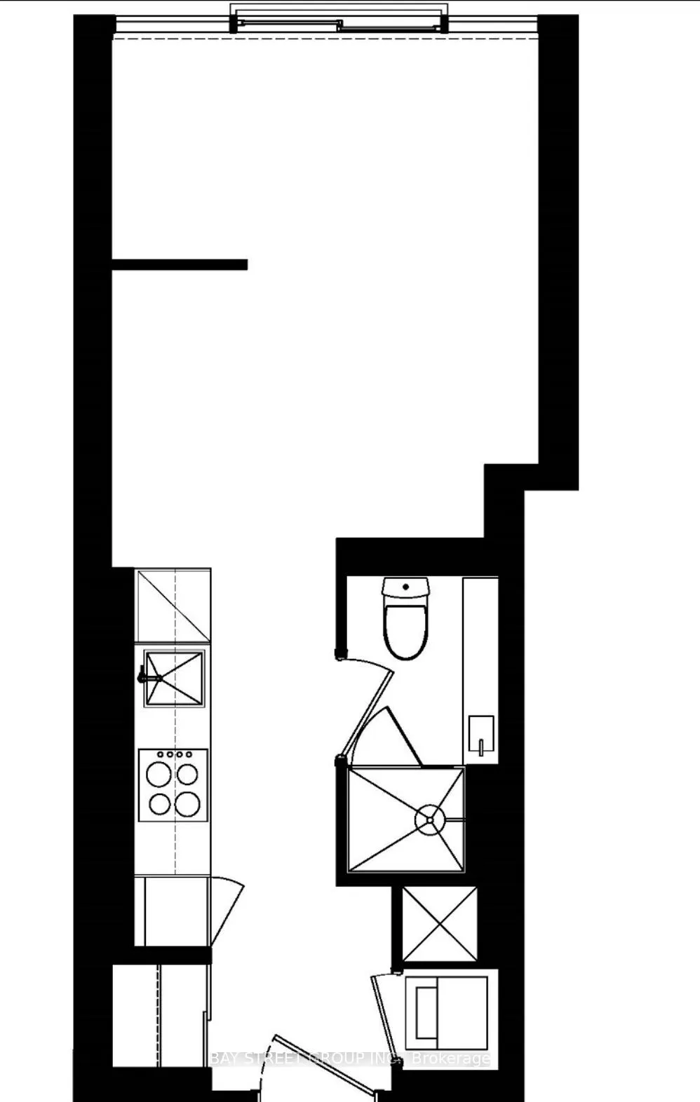Front of Unit 2509, 319 Jarvis Street