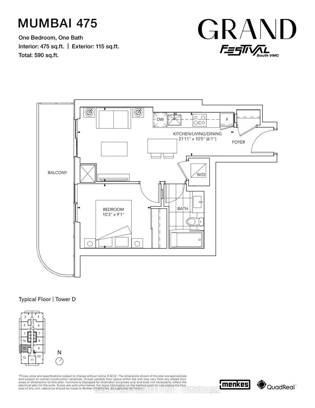 Photo 10 of Unit 4215, 28 Interchange Way, Vaughan, Vaughan Corporate Centre — HOMEH
