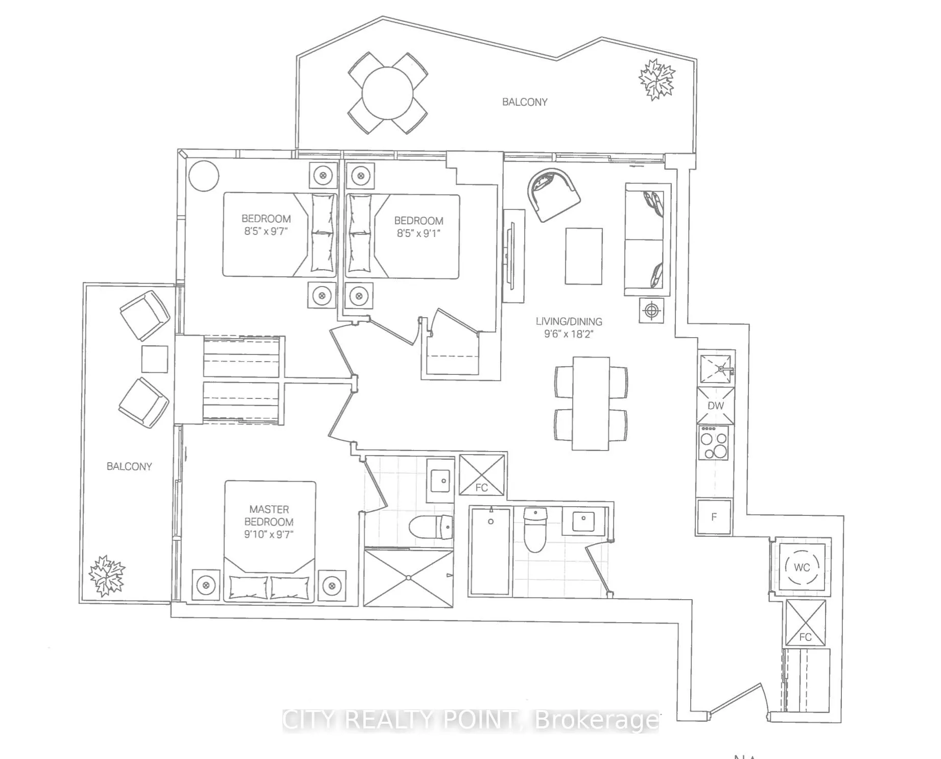 Photo 23 of Unit 1612, 120 Broadway Avenue, Toronto, Mount Pleasant West — HOMEH