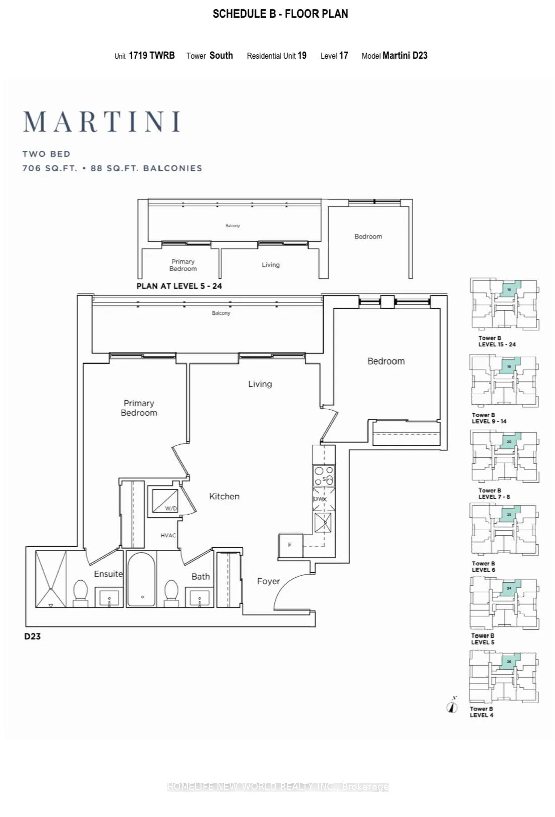 Photo 5 of Unit 1719, 2851 Hwy 7, Vaughan, Vaughan Corporate Centre — HOMEH