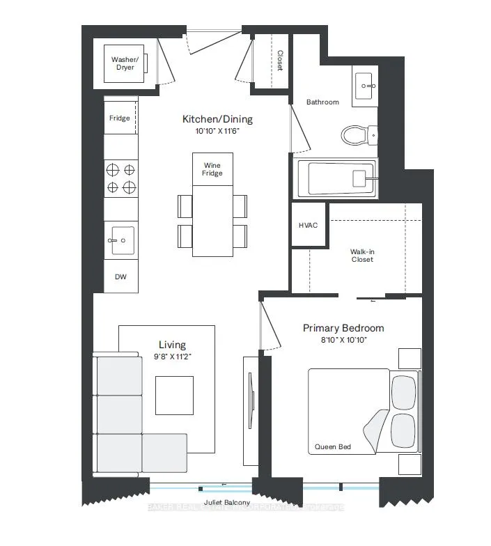 Photo 13 of Unit 612, 65 Trinity Street, Toronto, Waterfront Communities — HOMEH