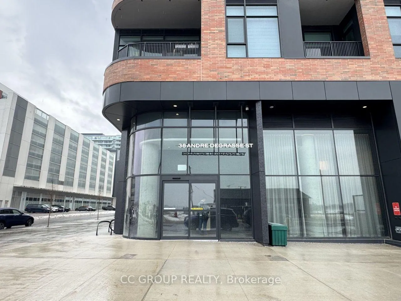 Front of Unit 1704, 38 Andre De Grasse Street