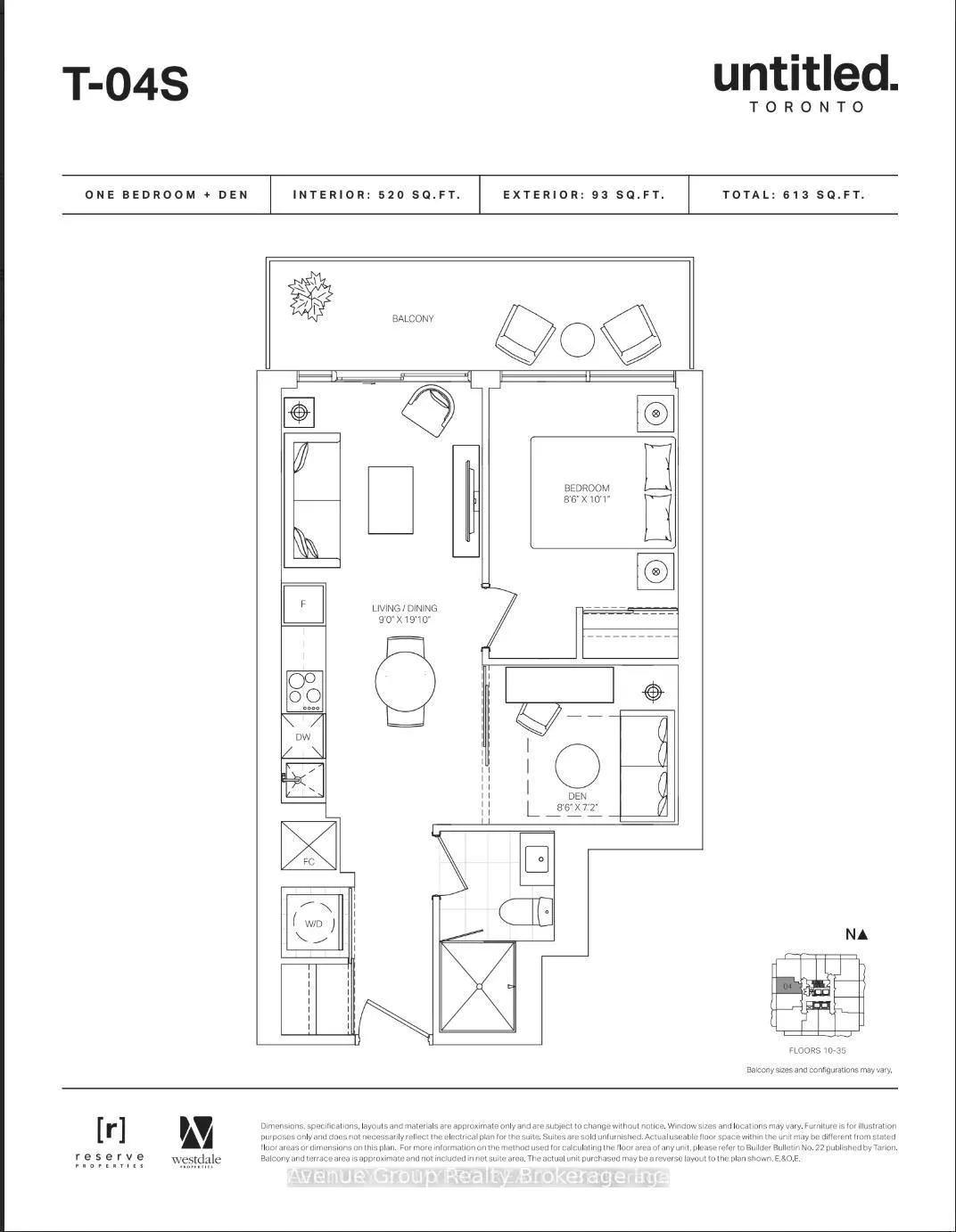 Photo 1 of Unit 2904S, 110 Broadway Avenue, Toronto, Mount Pleasant West — HOMEH
