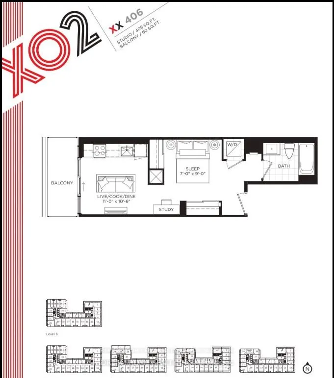 Photo 6 of Unit 1005, 285 Dufferin Street, Toronto, South Parkdale — HOMEH