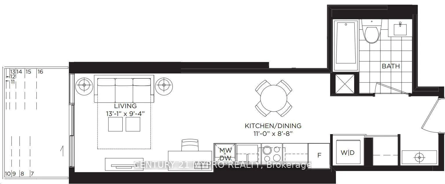Photo 7 of Unit 1106, 501 Yonge Street, Toronto, Church-Yonge Corridor — HOMEH
