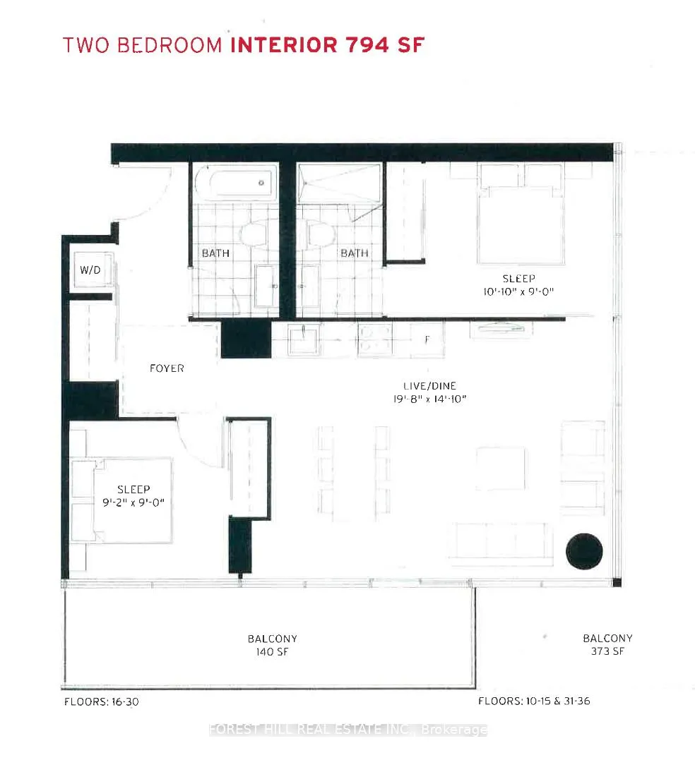 Photo 20 of Unit 2809, 185 Roehampton Avenue, Toronto, Mount Pleasant West — HOMEH