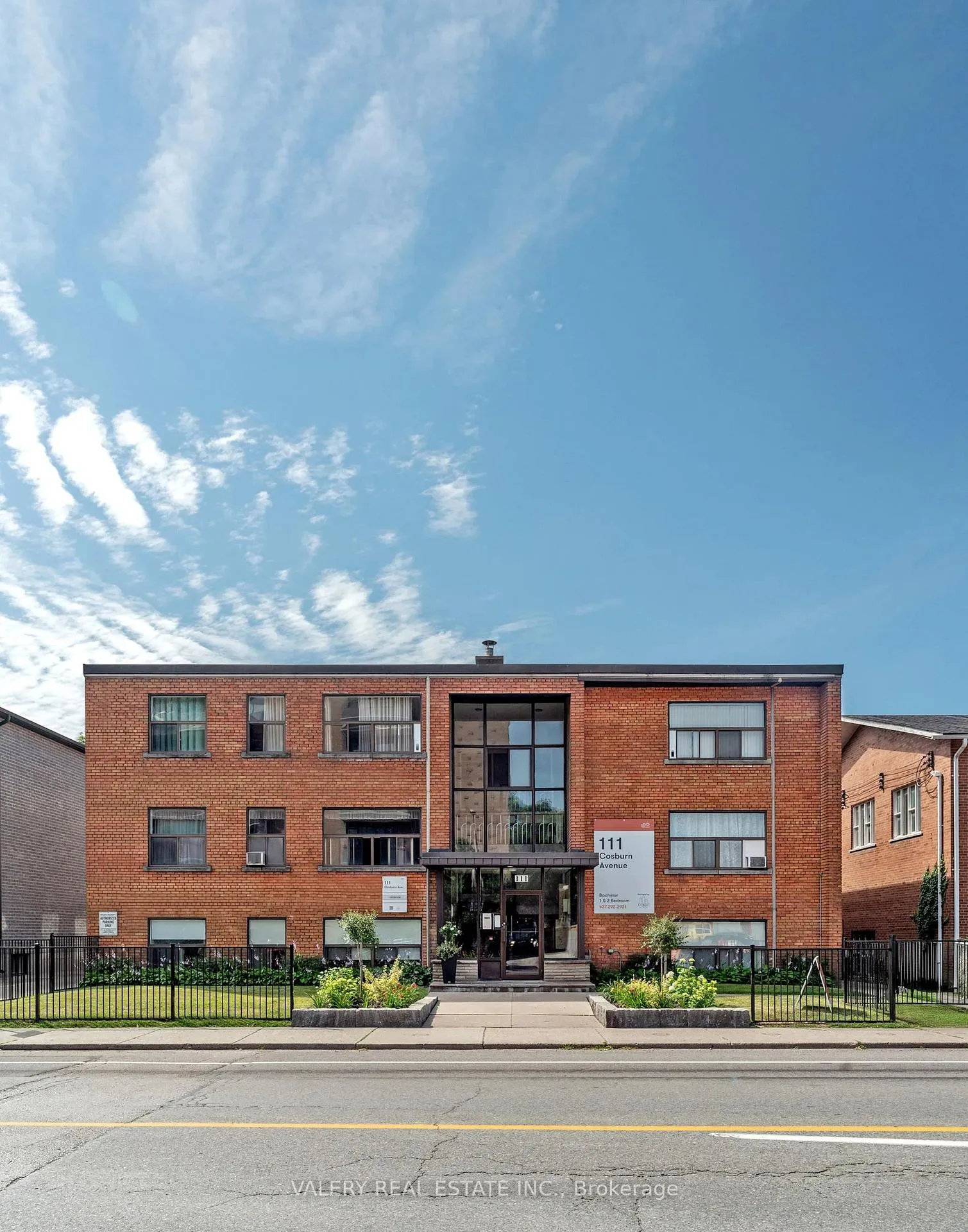 Front of Unit 108, 111 Cosburn Avenue