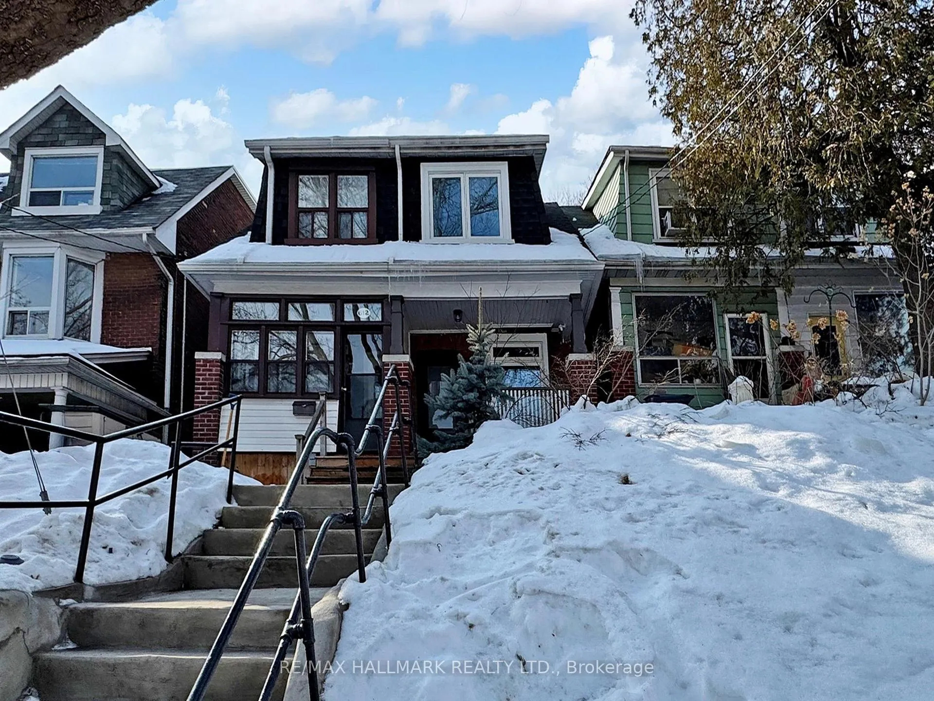Front of 614 Woodbine Avenue