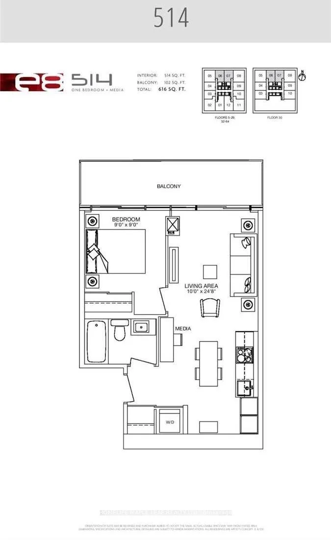 Photo 17 of Unit 1506, 8 Eglinton Avenue E, Toronto, Mount Pleasant West — HOMEH