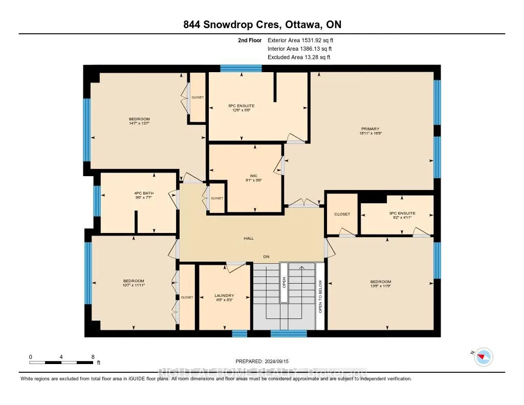 Photo 21 of 844 Snowdrop Crescent, Ottawa, Blossom Park/Kemp Park/Findlay Creek — HOMEH
