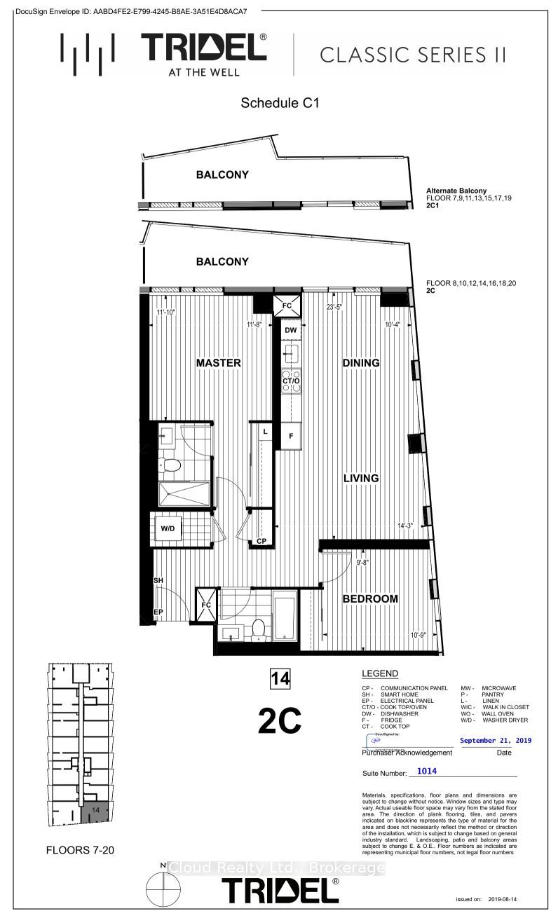 Photo 7 of Unit 1014, 480 Front Street W, Toronto, Waterfront Communities — HOMEH