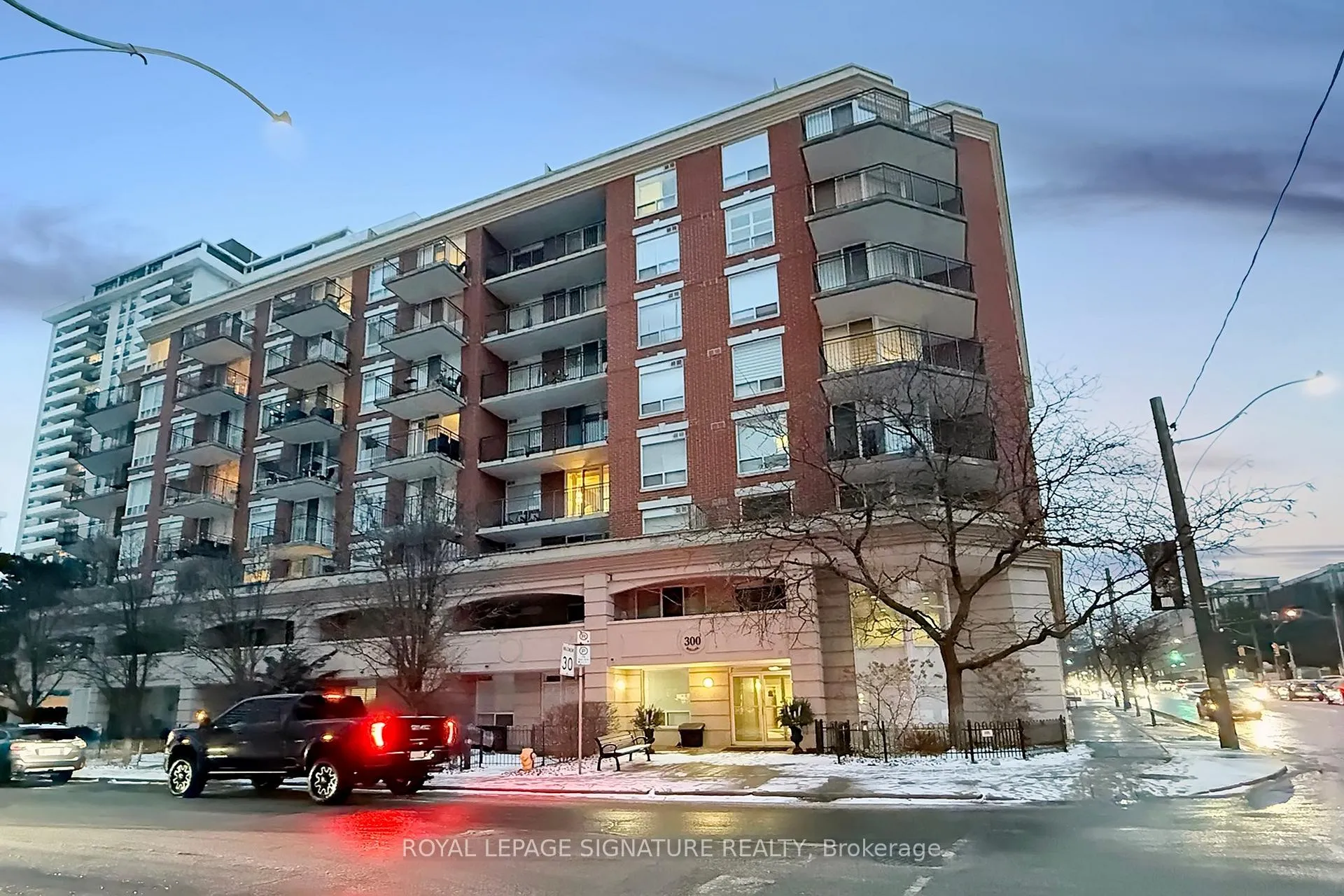 Front of Unit 205, 300 Balliol Street