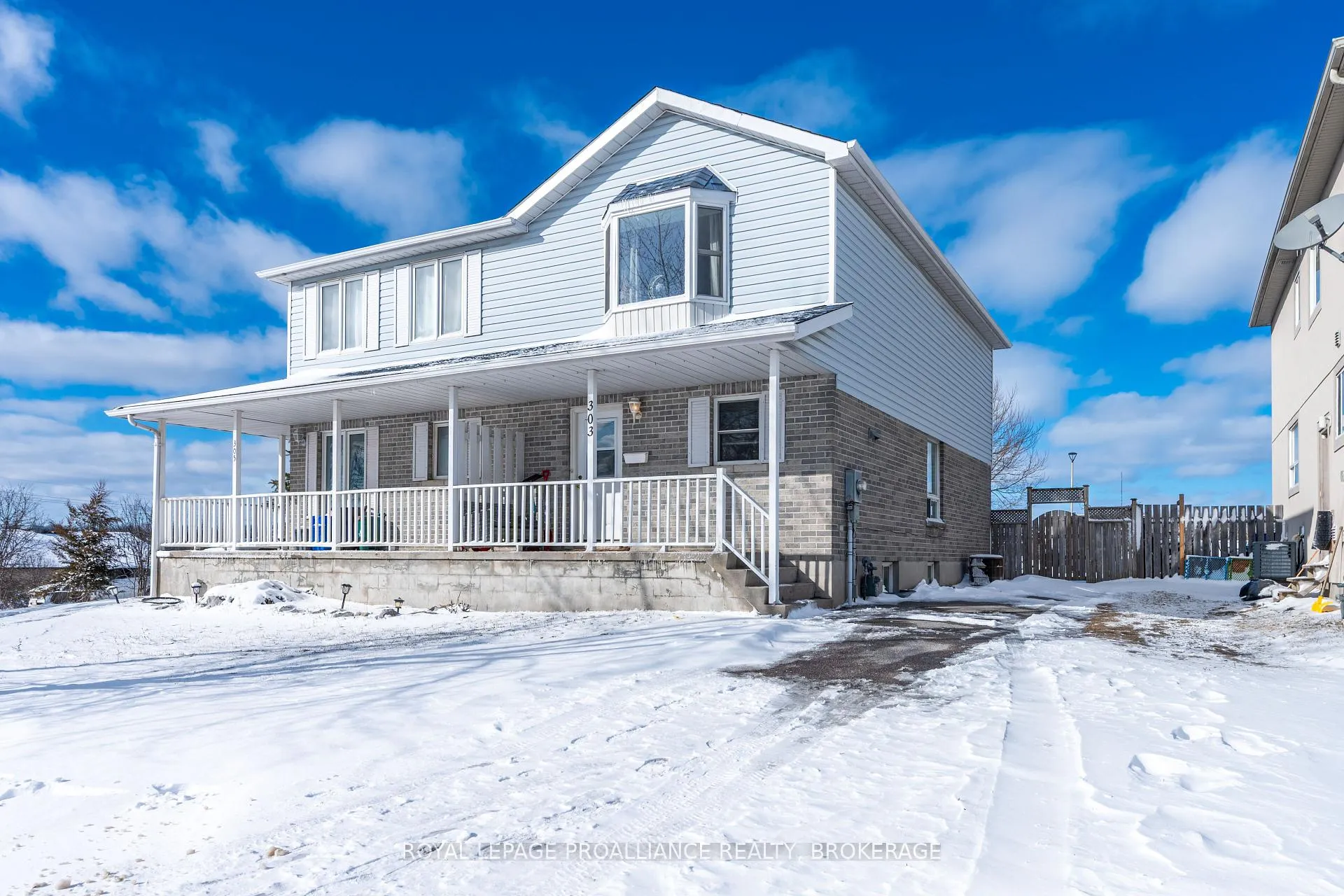Front of 303 Conacher Drive
