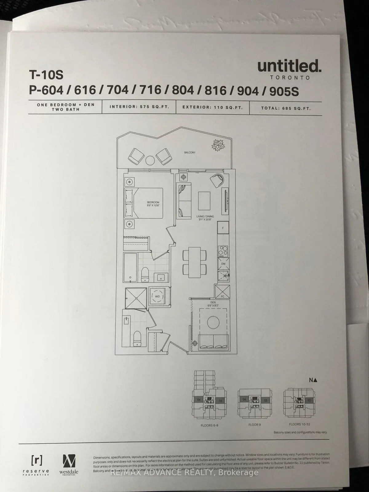 Photo 2 of Unit 2210, 110 Broadway Avenue, Toronto, Mount Pleasant West — HOMEH