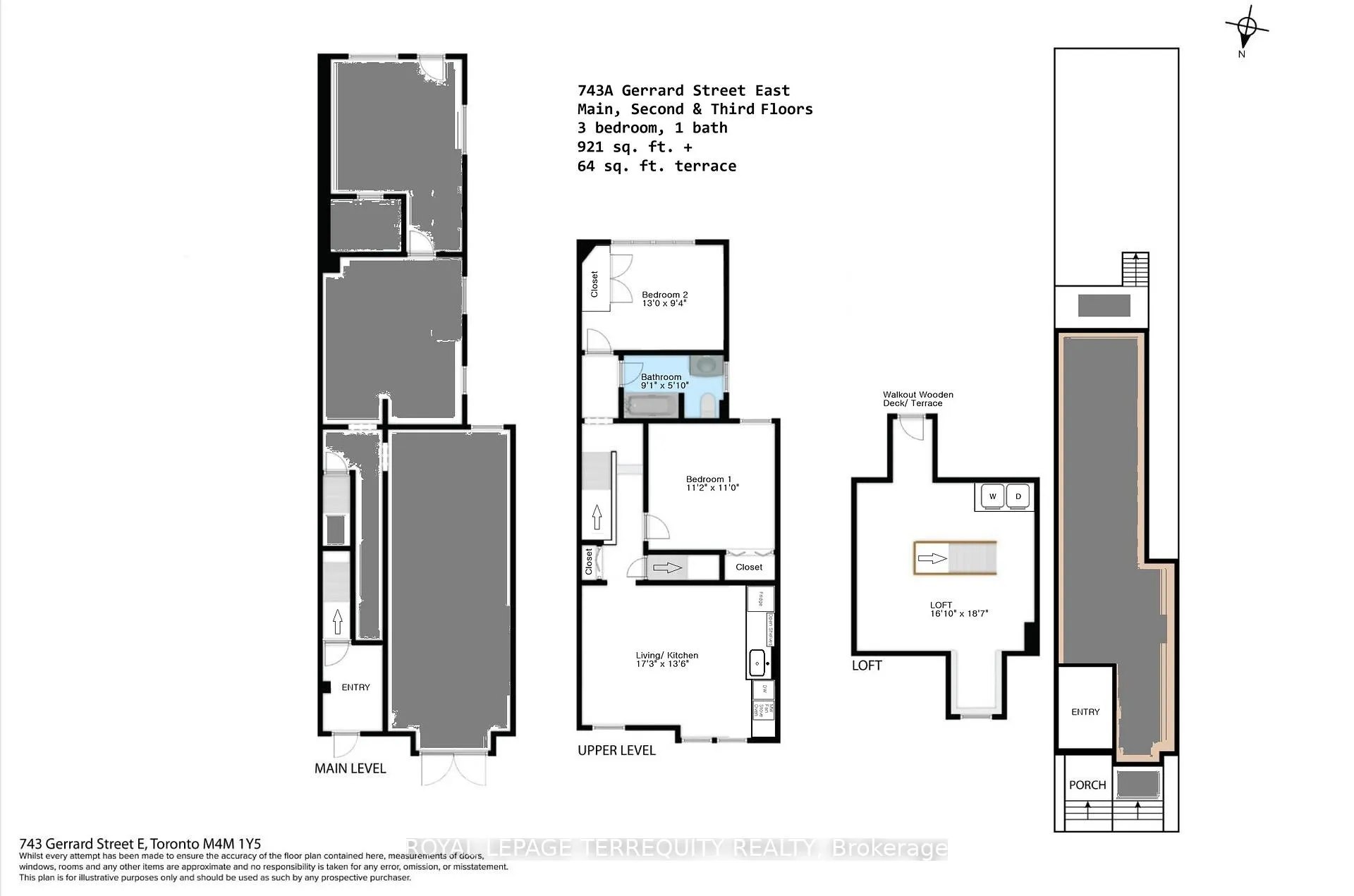Photo 24 of Unit Upper, 743 Gerrard Street E, Toronto, South Riverdale — HOMEH