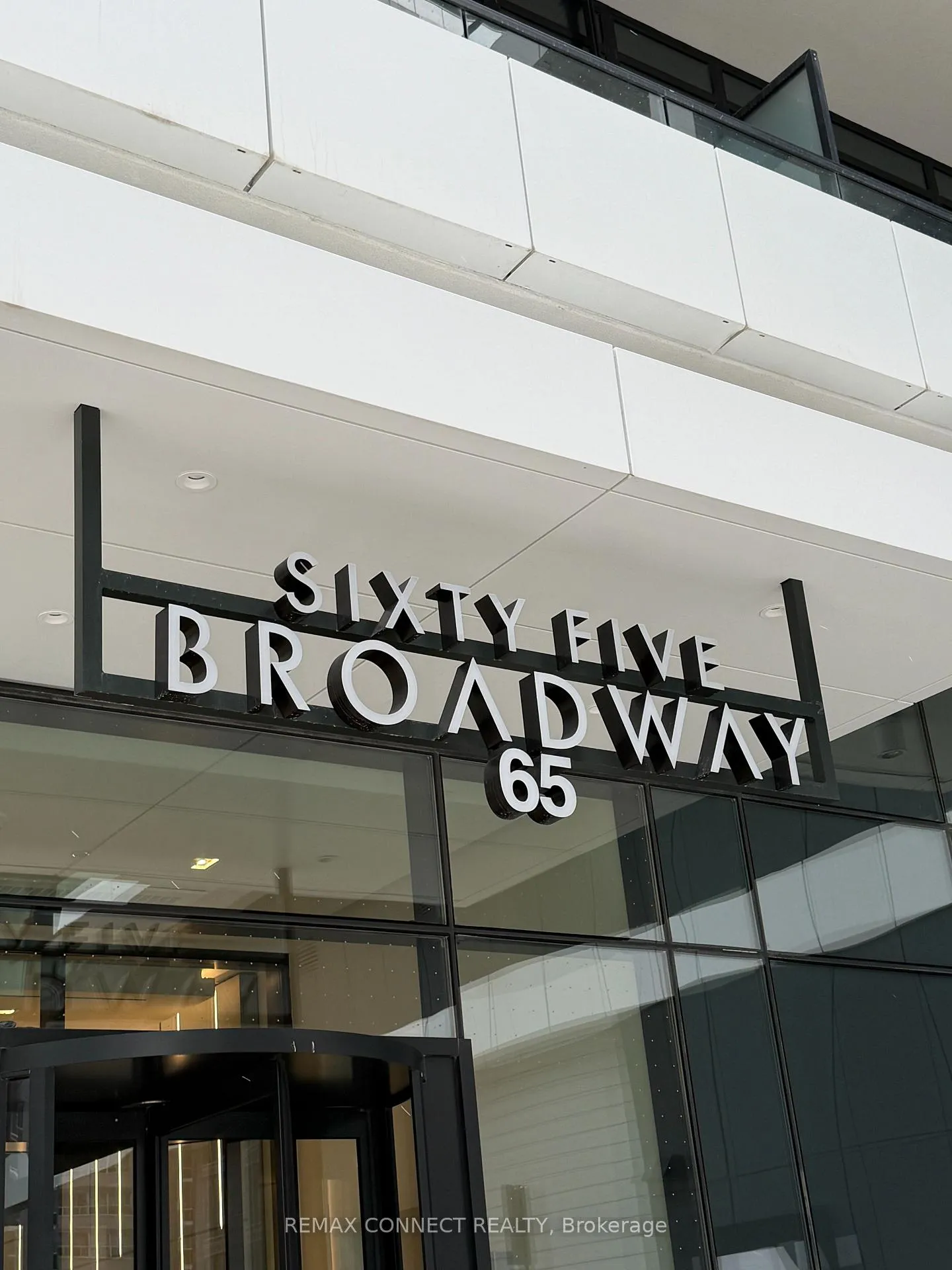 Front of Unit 2906, 65 Broadway Avenue