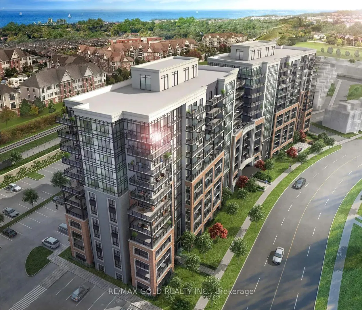 Front of Unit 1115, 51 clarington Boulevard