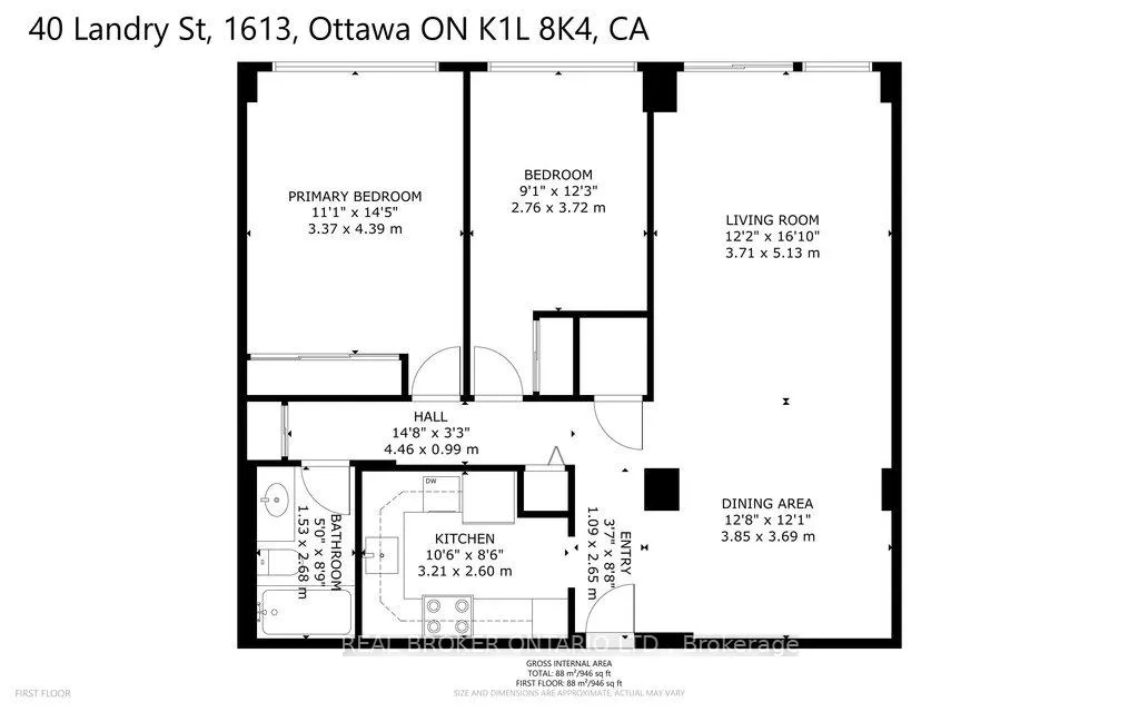 Photo 20 of Unit 1613, 40 Landry Street, Ottawa, Vanier — HOMEH