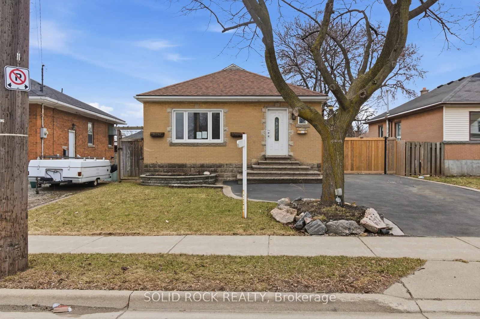 Front of 627 Upper Sherman Avenue