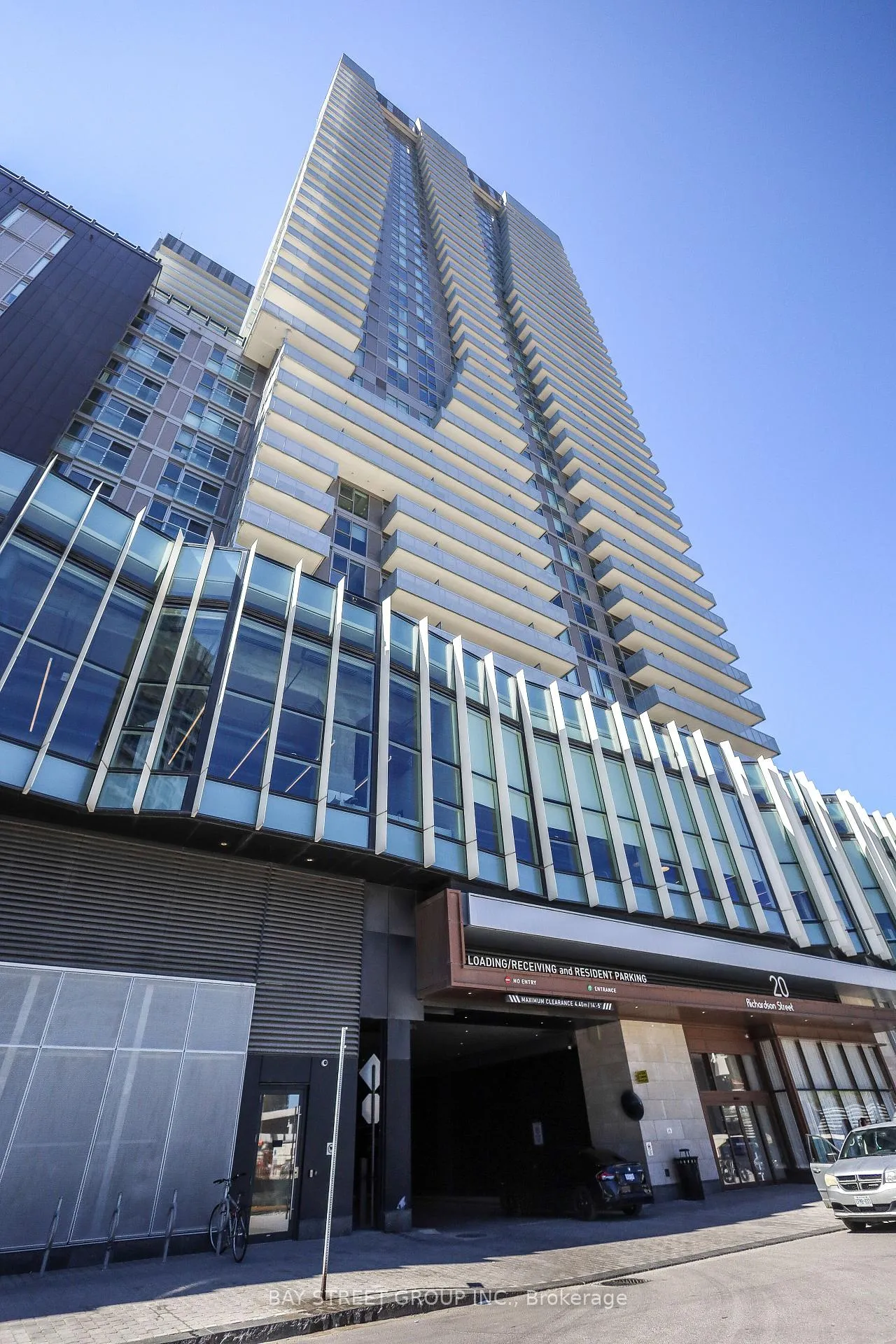 Front of Unit 1204, 20 Richardson Street